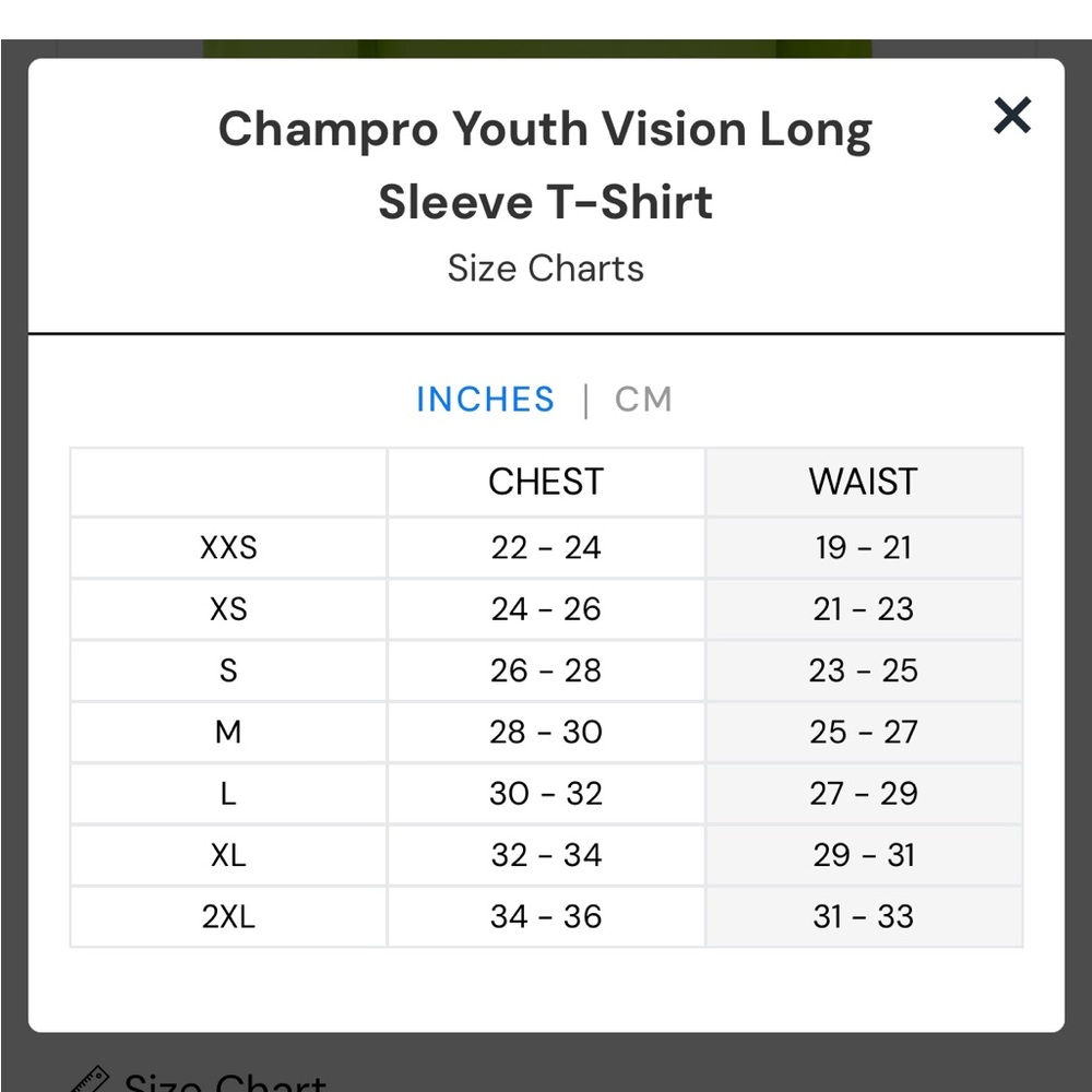 Champro Base layer tops size Small - Picture 5 of 5